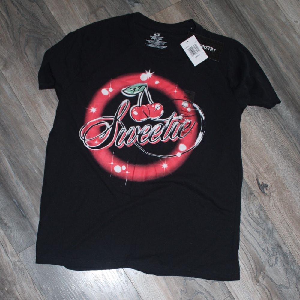 Chemistry Black Sweetie Graphic T-Shirt